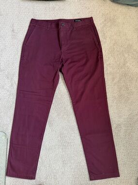 Bonobos flannel-line chinos. 34x30.